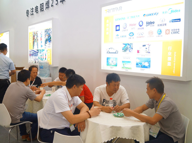 麻豆91视频网站點焊機公司參加第25屆北京埃森焊接與切割展覽會